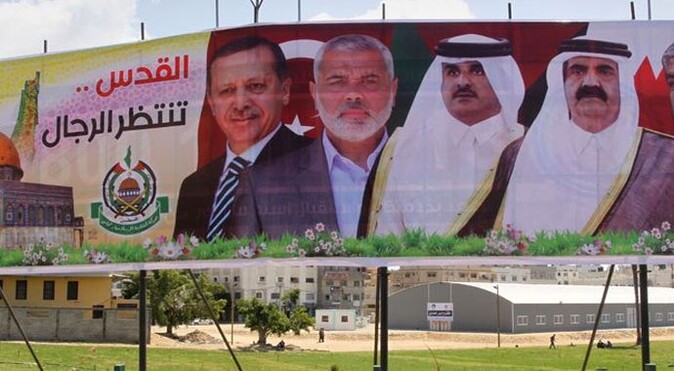 Hamas&#039;tan Erdoğan&#039;a &quot;afişli teşekkür&quot;
