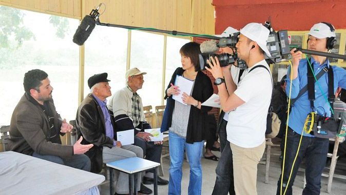 Japon devlet televizyonu Akkuyu santralinin belgeselini çekiyor