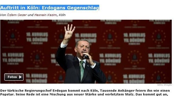 Başbakan Erdoğan&#039;ın Köln konuşması Alman basınının gündeminde