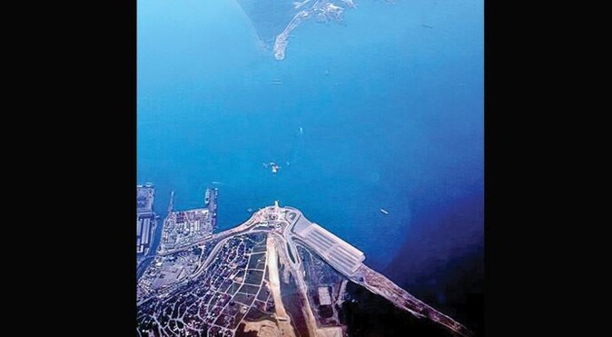 İzmit Körfez Geçişi Asma Köprüsü havadan görüntülendi