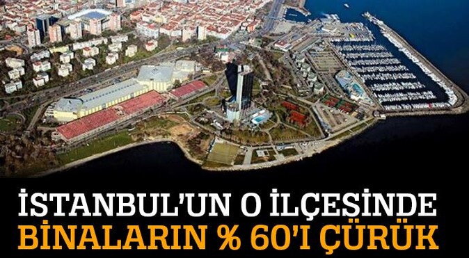 İstanbul&#039;un o ilçesinde binaların yüzde 60&#039;ı çürük