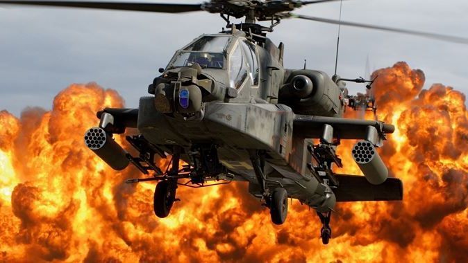 Irak helikopteri Peşmergelere ateş yağdırdı