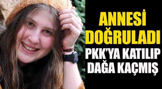 Kırmızı fularlı kızın annesi doğruladı PKK&#039;ya katılıp dağa çıkmış