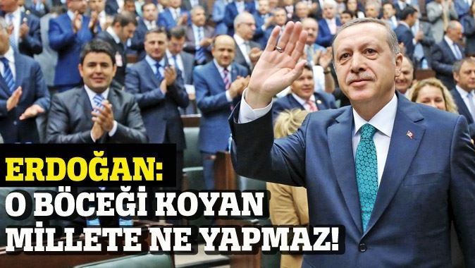 Erdoğan: Ofisime &#039;böcek&#039; koyan millete ne yapmaz!