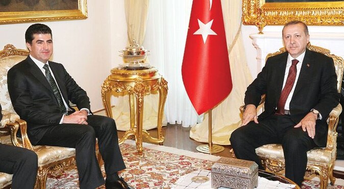 Erdoğan&#039;dan Barzani&#039;ye: Irak&#039;taki Türkler önceliğimiz