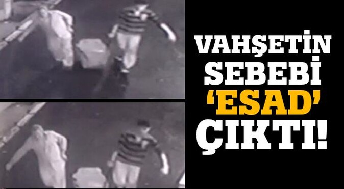Beyoğlu&#039;ndaki cinayetin nedeni &#039;Esad&#039; çıktı!