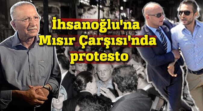 İhsanoğlu&#039;na Mısır Çarşısı&#039;nda protesto - İZLE