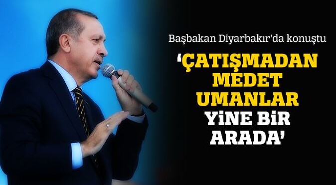 Başbakan Erdoğan Diyarbakır&#039;da konuştu