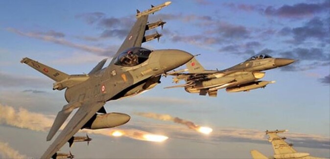 Türk F-16&#039;lar havalandı! Sınırda sıcak saatler