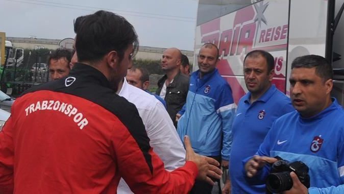 Trabzonsporlu futbolcular gurbette bayramlaştı