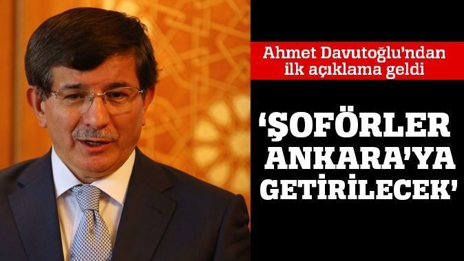 Ahmet Davutoğlu&#039;ndan sıcak açıklama!