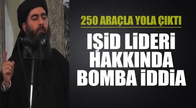 IŞİD lideri hakkında bomba iddia!