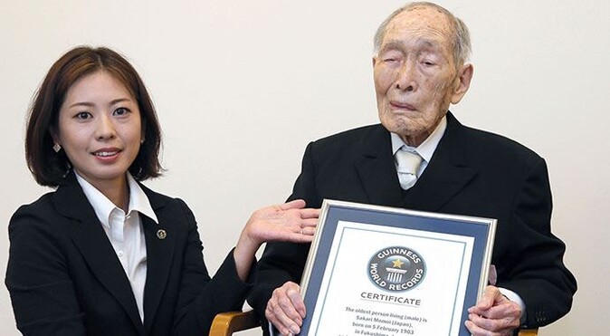 İşte dünyanın en yaşlı erkeği