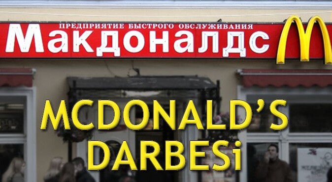 Rusya ABD&#039;ye McDonald&#039;s misillemesi