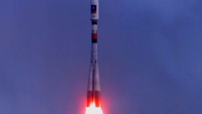Soyuz, uzaya fırlatıldı