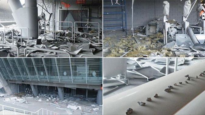 Shakhtar Donetsk&#039;in stadına bomba düştü