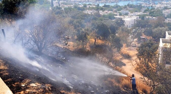 Bodrum&#039;daki orman yangını kontrol altına alındı