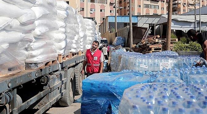 Türk Kızılayı&#039;nın Gazze&#039;ye yardımları ulaştı