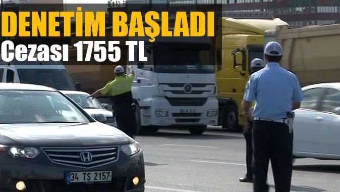 İstanbul&#039;da araçlara denetim başladı