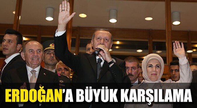 Erdoğan&#039;a İstanbul&#039;da büyük karşılama