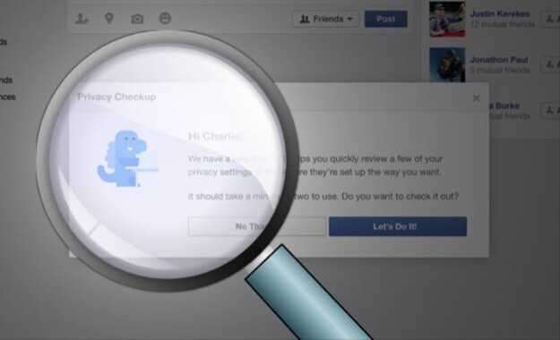 Facebook&#039;ta gizlilik ayarları için özel araç!
