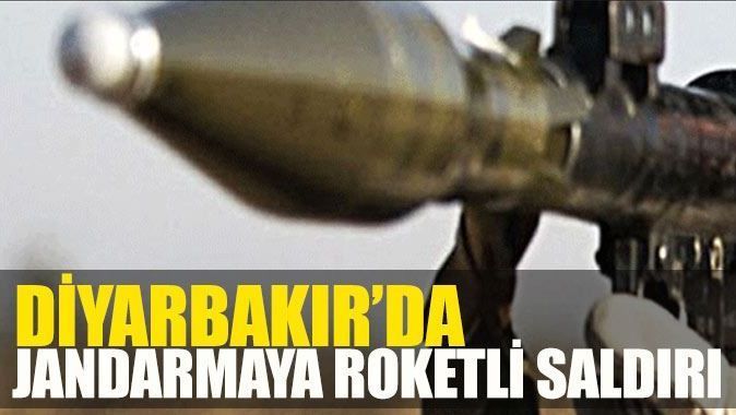 Diyarbakır Lice&#039;de jandarmaya roketli saldırı