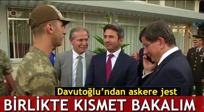 Başbakan Davutoğlu&#039;ndan asker ailesine sürpriz telefon
