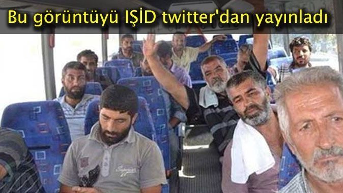 IŞİD, kurtarılan Türk rehinelerin fotoğrafını paylaştı