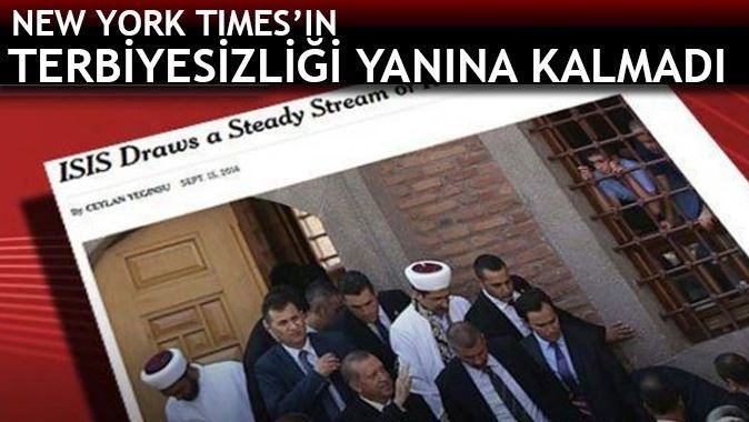 Erdoğan New York Times gazetesine röportaj vermedi
