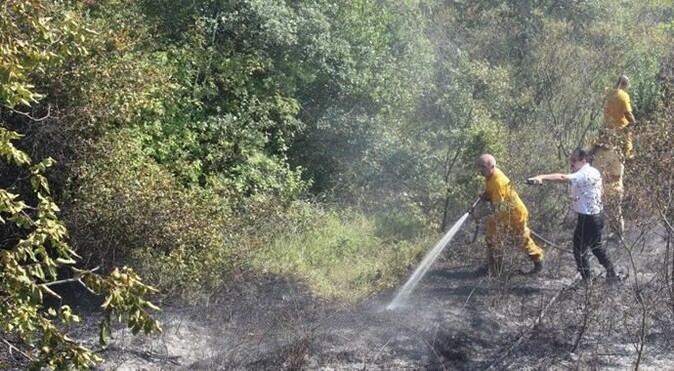 Armutlu&#039;daki orman yangınını söndürme çalışmaları devam ediyor