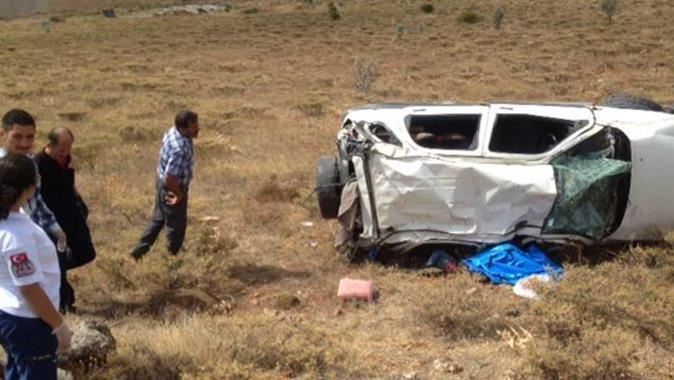 Kahramanmaraş&#039;ta otomobil devrildi: 1 ölü