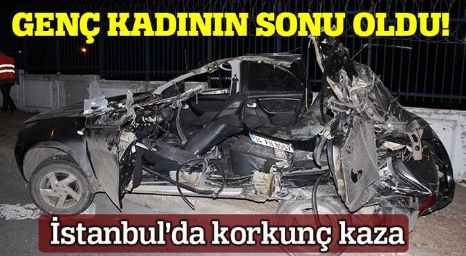 Bakırköy&#039;de feci kaza: 1 ölü, 2 yaralı