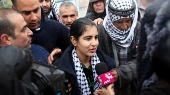 14 yaşındaki Filistinli Melek serbest