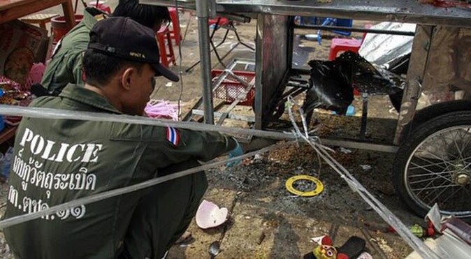 Tayland&#039;da çifte bombalı saldırı!