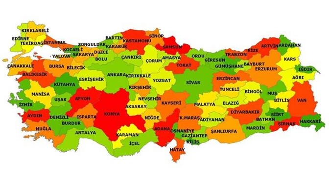 Türkiye&#039;nin göç haritası açıklandı