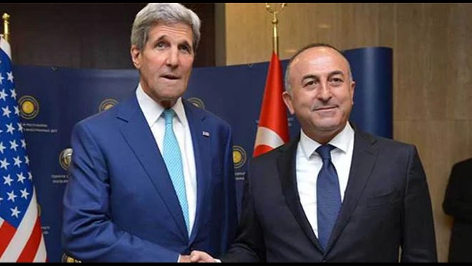 Kerry ve Çavuşoğlu, &#039;Şah Fırat Operasyonu&#039;nu görüştü