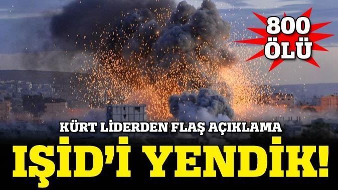 Mesut Barzani: &quot;IŞİD&#039;ı yendik&quot;