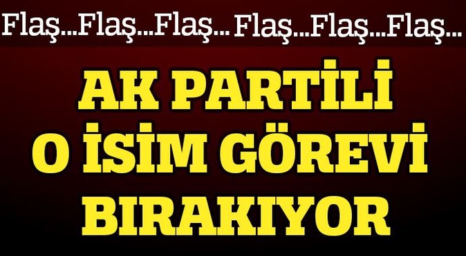 Ak Parti İstanbul İl Başkanı Aziz Babuşçu görevi bırakıyor