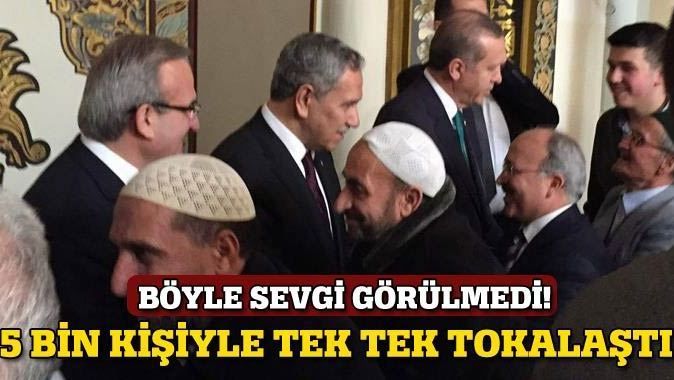 Ulu Cami&#039;de Erdoğan izdihamı!