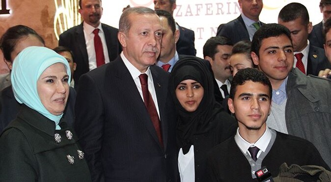Yemenli öğrencinin Erdoğan mutluluğu!