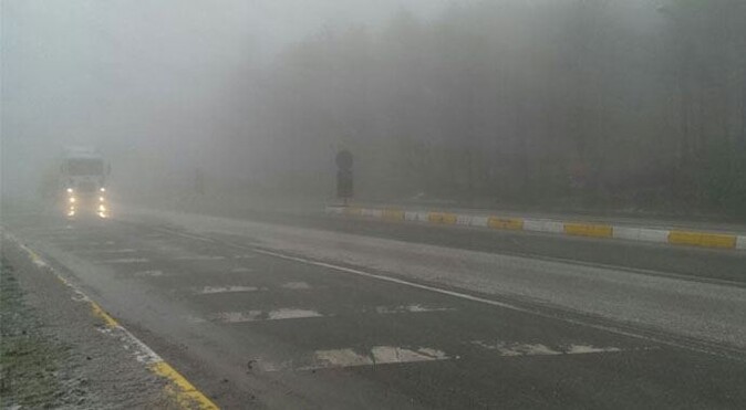 Bolu Dağı&#039;nda yoğun sis