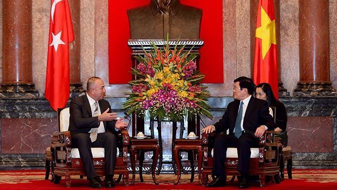 Dışişleri Bakanı Çavuşoğlu, Vietnam Cumhurbaşkanı ile görüştü