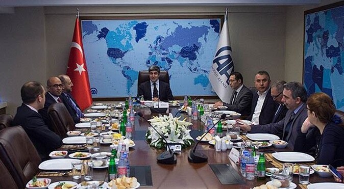 Gazetelerin Ankara temsilcileri Anadolu Ajansında
