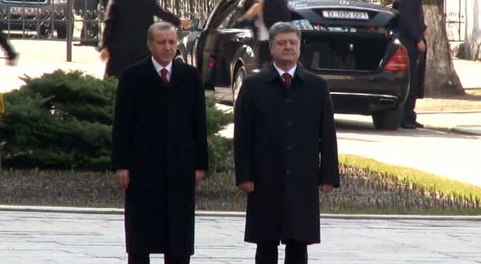 Cumhurbaşkanı Erdoğan Kiev&#039;de