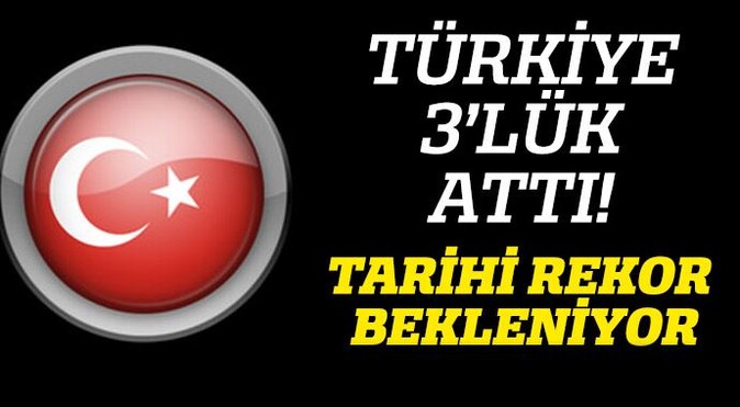 Türkiye&#039;den hat-trick! Tarihi rekor gelebilir!