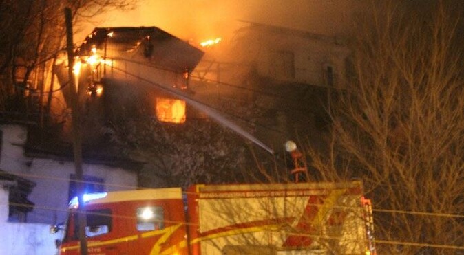 Ankara&#039;da korkutan yangın