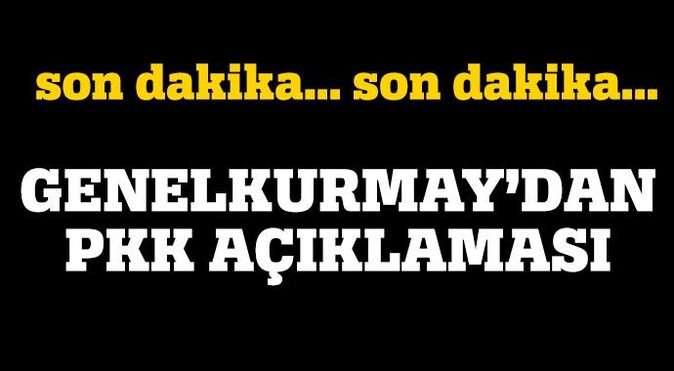 TSK&#039;dan Öcalan iddiasına cevap!