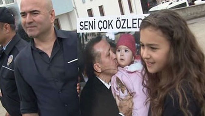 Cumhurbaşkanı Erdoğan&#039;a 9 yaşındaki kızdan sürpriz