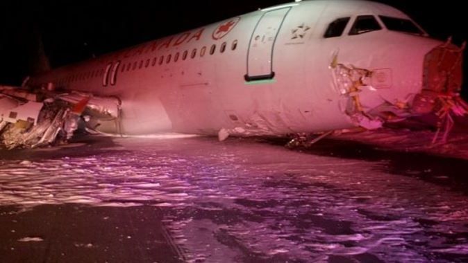Air Canada uçağında korkunç anlar!