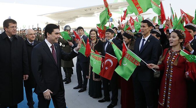 Türkmenistan Devlet Başkanı Berdimuhamedov Ankara&#039;da
